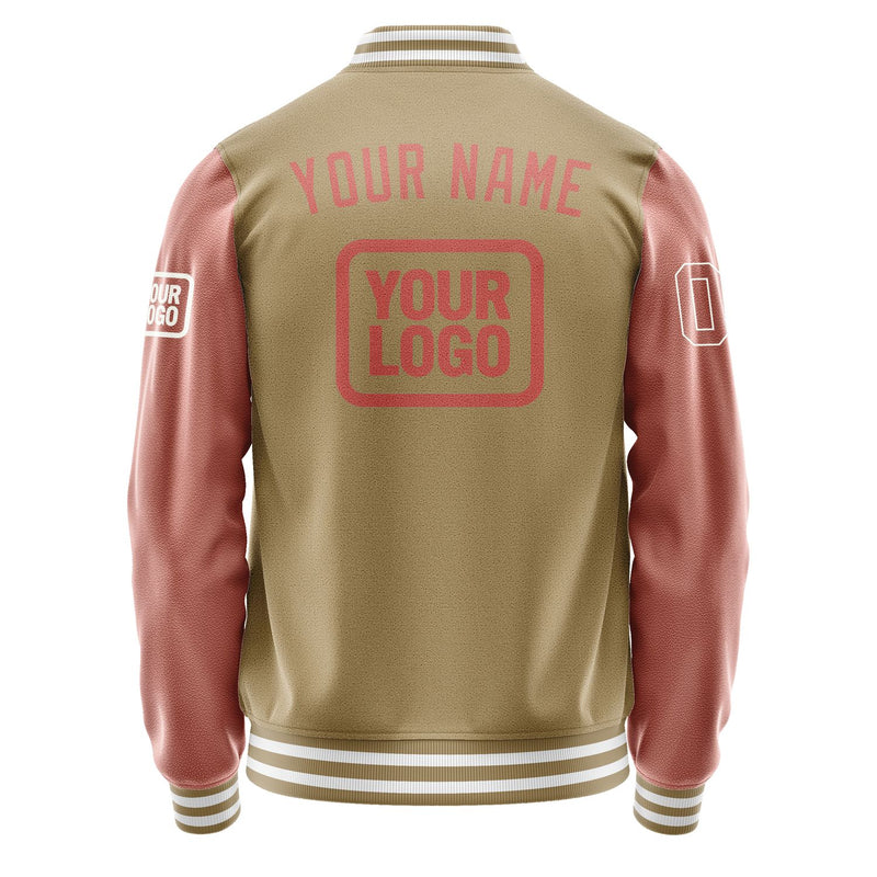 Custom Light Khaki Copper Rose Jacket JA252529251818292918