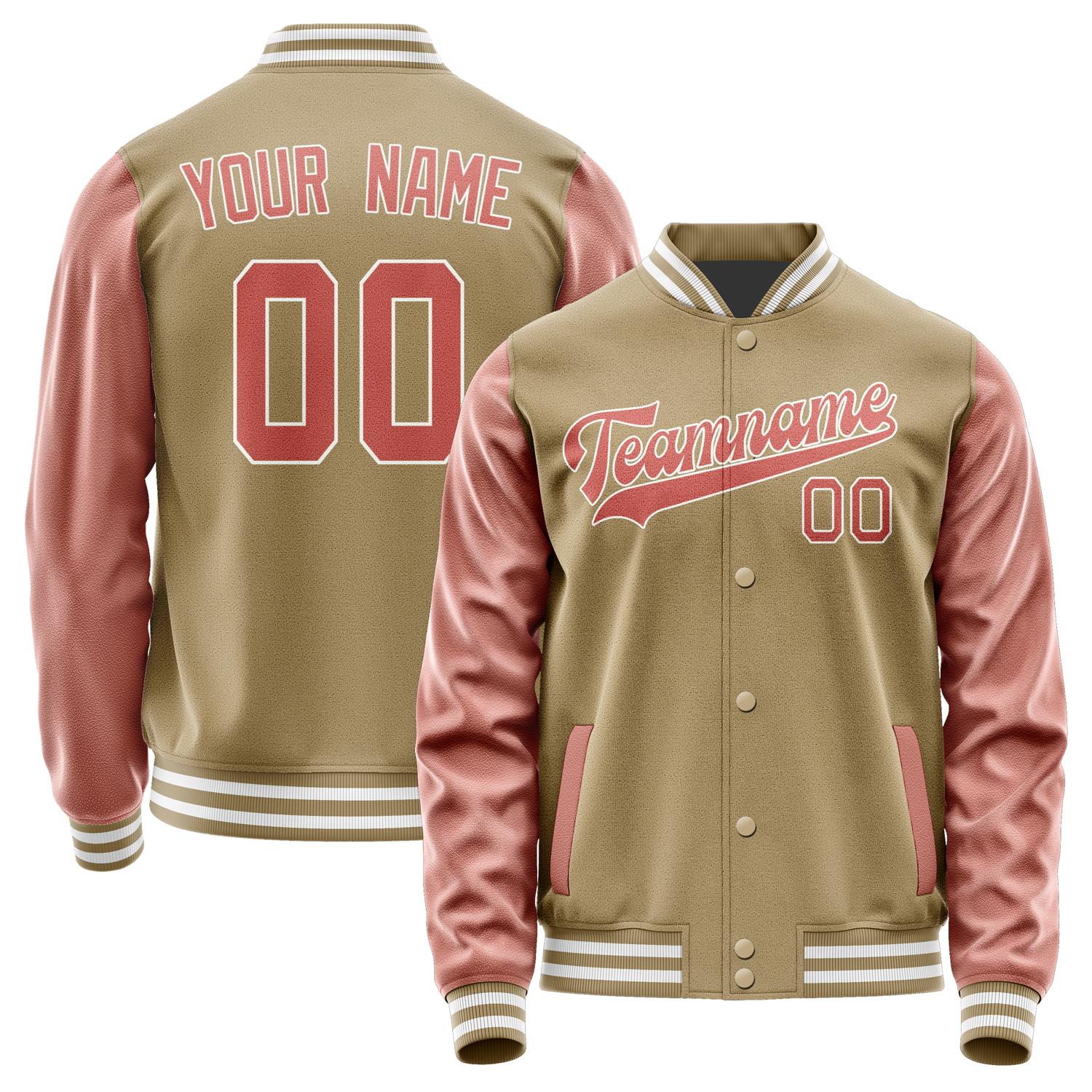 Custom Light Khaki Copper Rose Jacket JA2525292518B31829