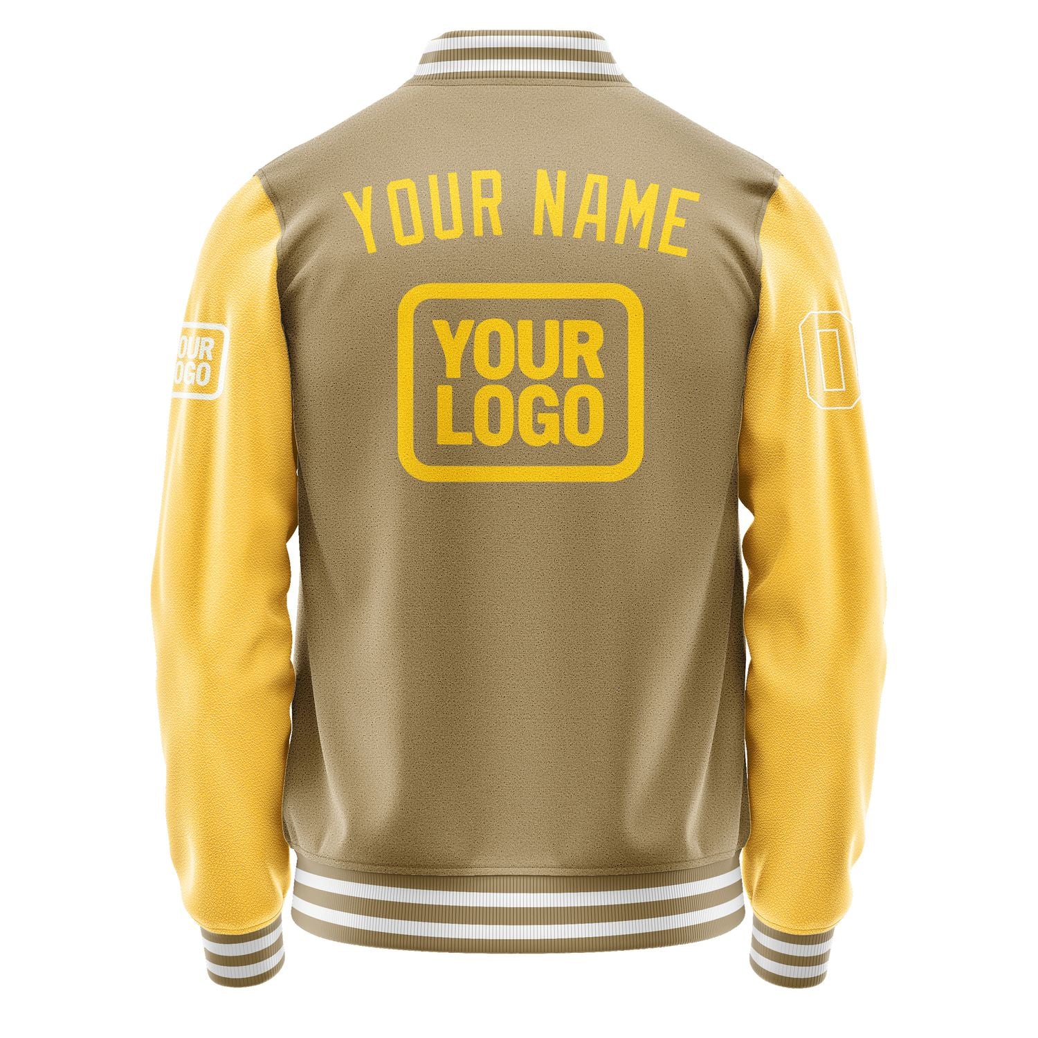 Custom Light Khaki Gold Jacket JA252530251818303018