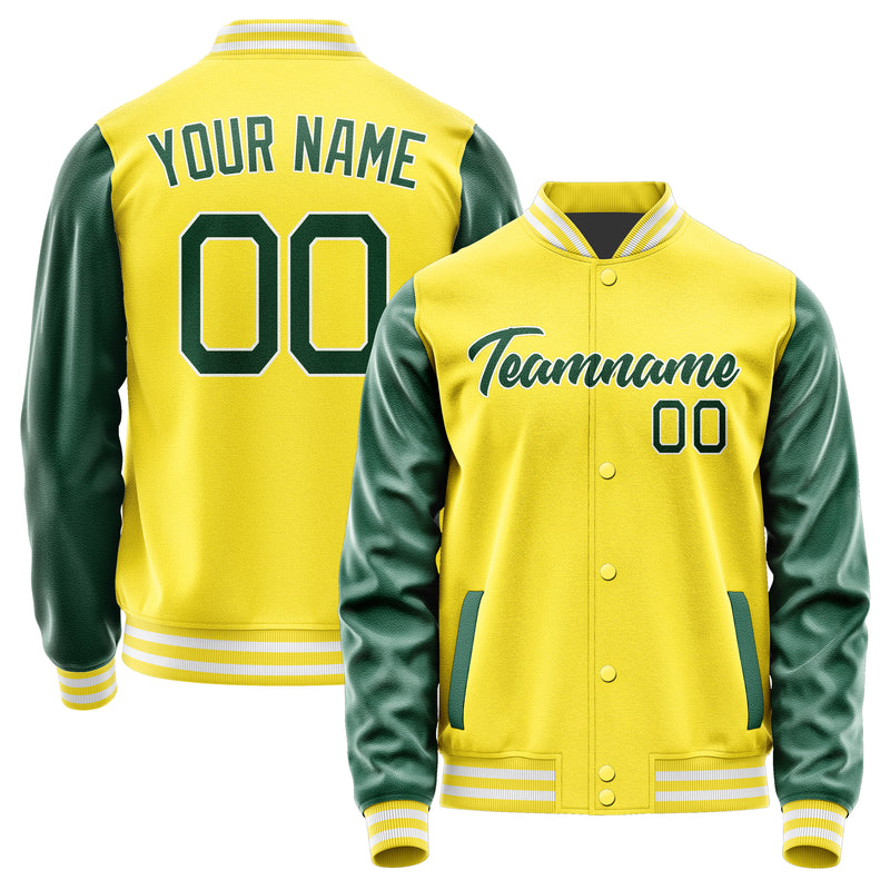 Custom Light Yellow Green Jacket JA2626052618B21805