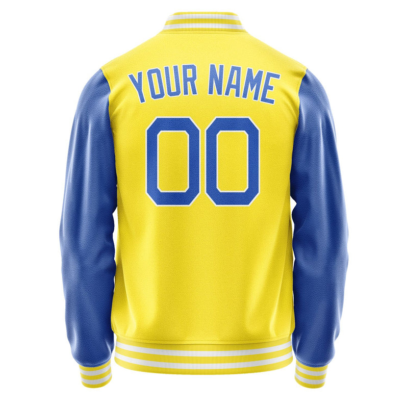 Custom Light Yellow Sky Blue Jacket JA2626092618B21809