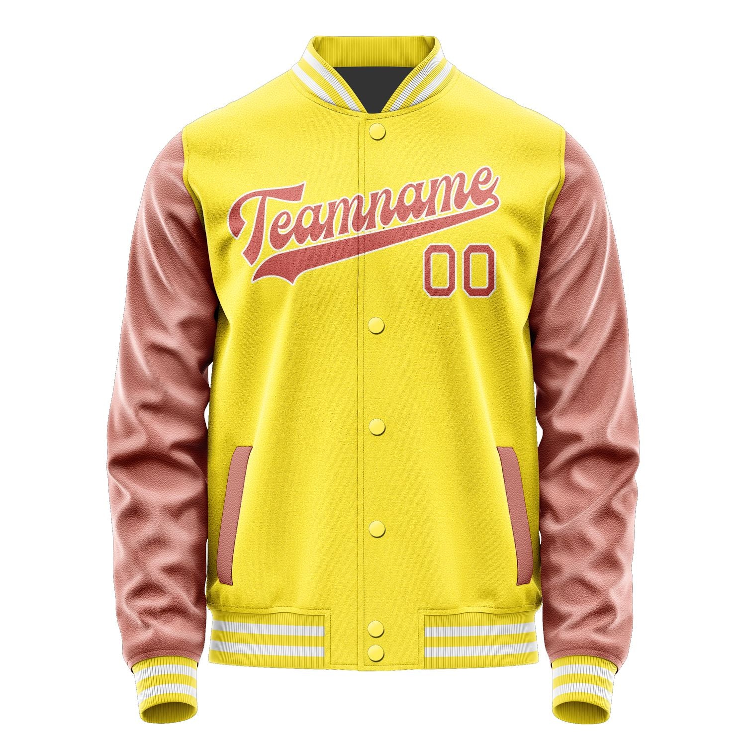 Custom Light Yellow Copper Rose Jacket JA2626292618B31829
