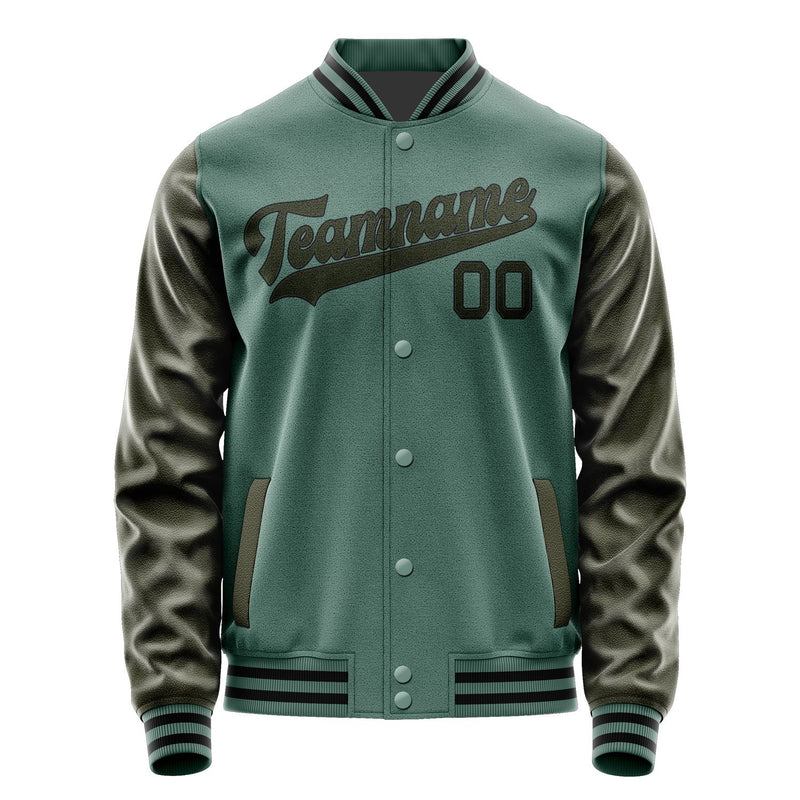 Custom Blue Green Olive Jacket JA2727022717B31702