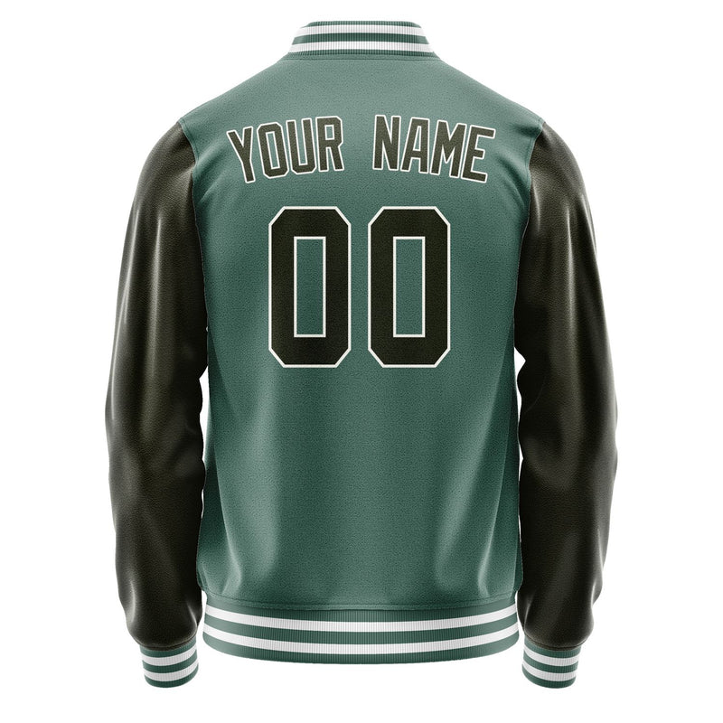 Custom Blue Green Olive Jacket JA2727022718B31802