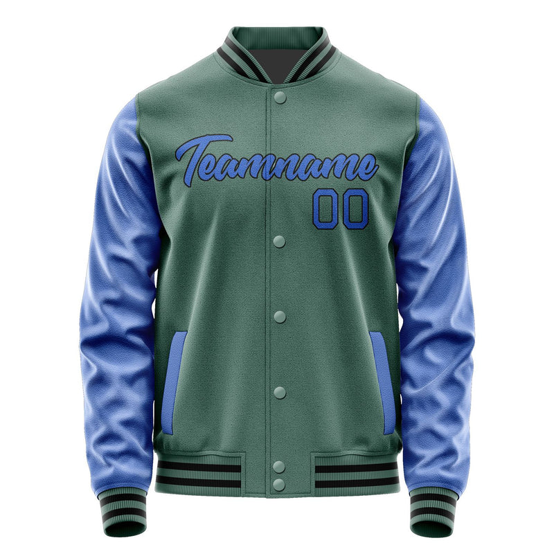Custom Blue Green Sky Blue Jacket JA2727092717B21709