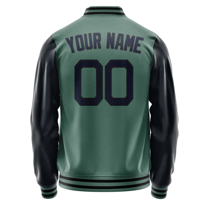 Custom Blue Green Navy Jacket JA2727112717B21711