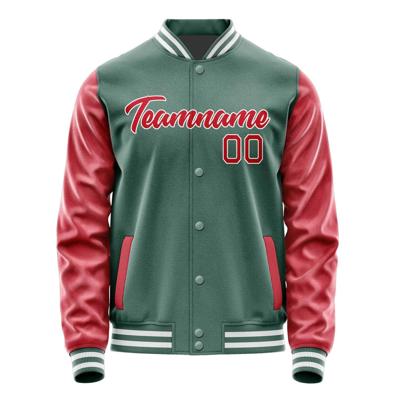 Custom Blue Green Red Jacket JA2727142718B21814
