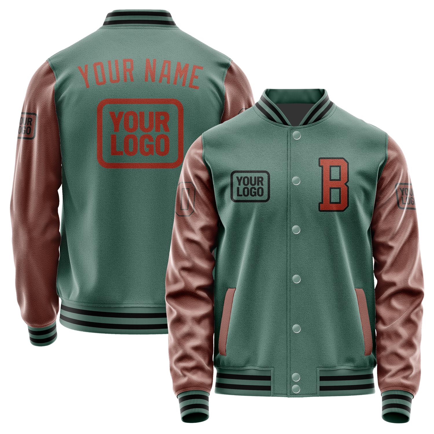 Custom Blue Green Coral Red Jacket JA272716271717161617