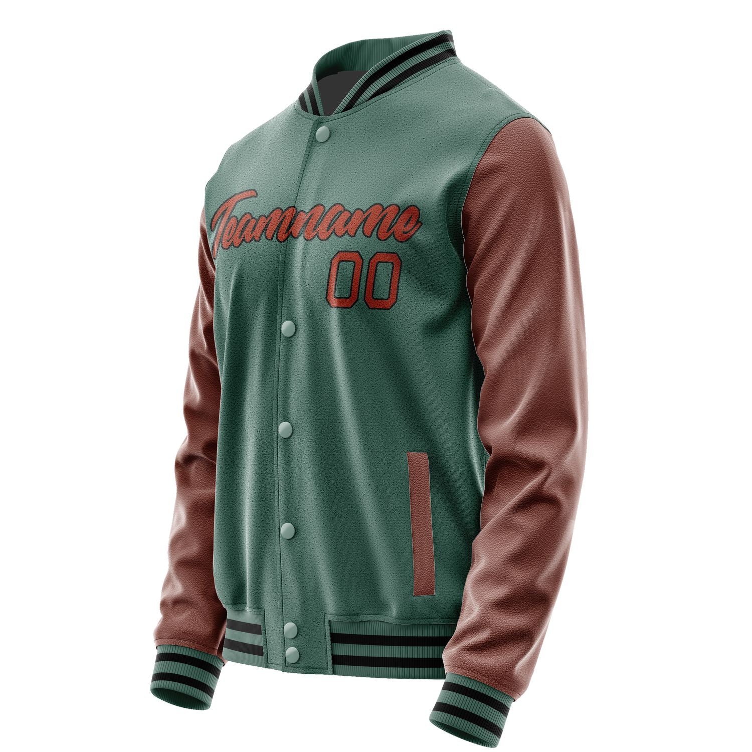 Custom Blue Green Coral Red Jacket JA2727162717B21716