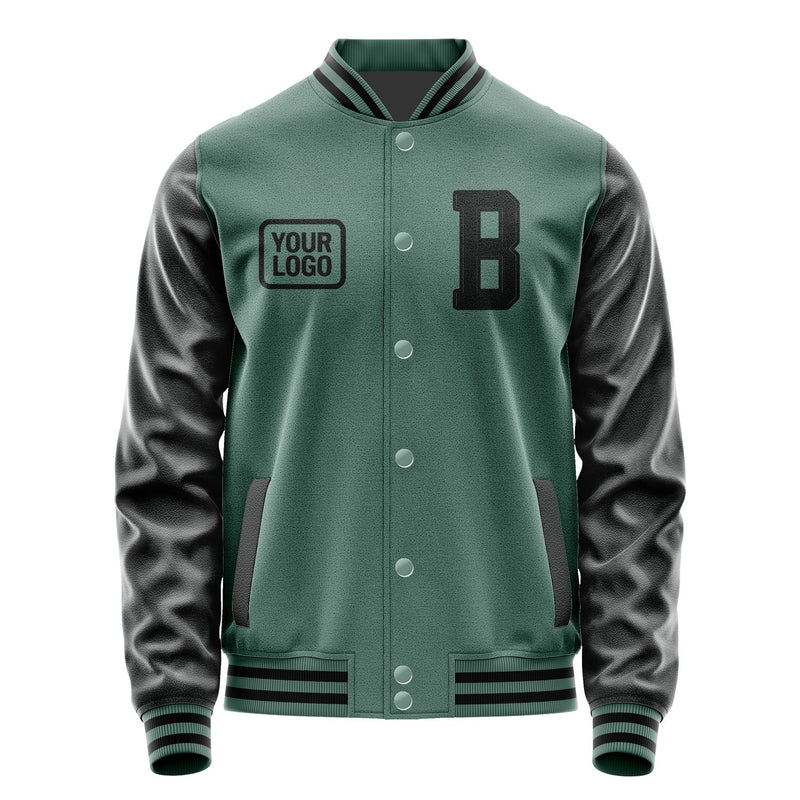 Custom Blue Green Black Jacket JA272717271717171717