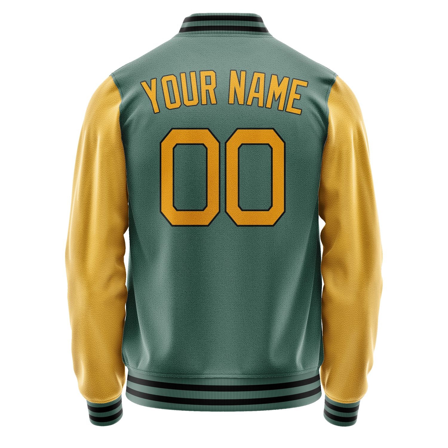 Custom Blue Green Yellow Jacket JA2727192717B21719