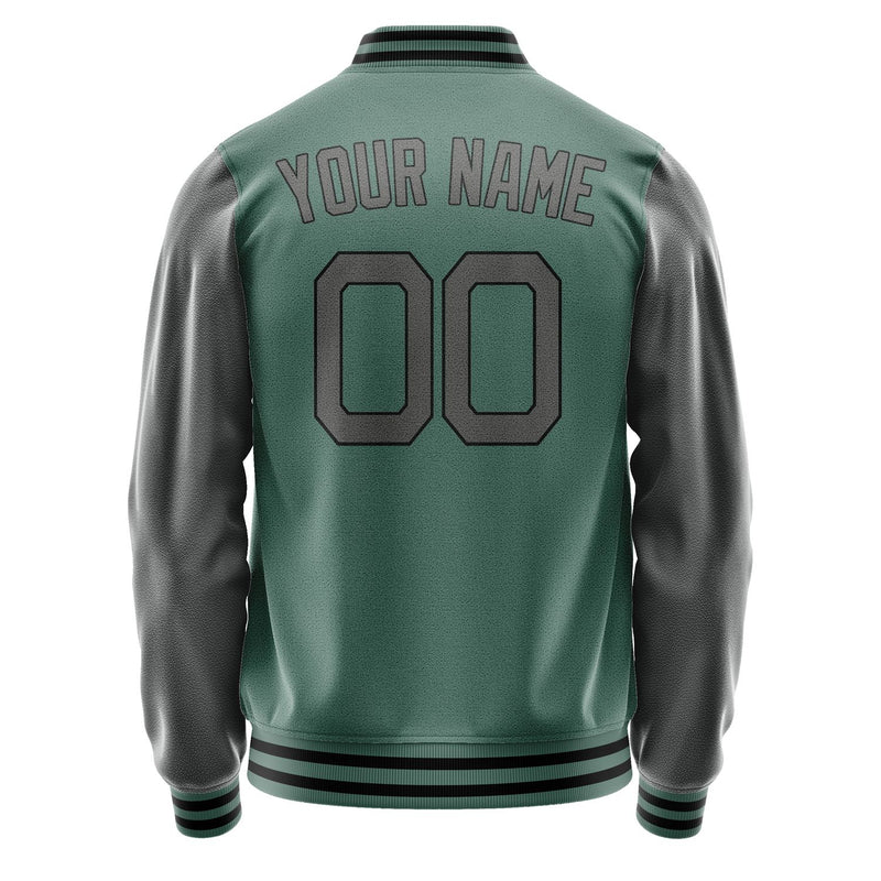 Custom Blue Green Dark Grey Jacket JA2727202717B21720