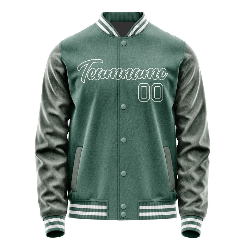 Custom Blue Green Blue Green Jacket JA2727272718B21827