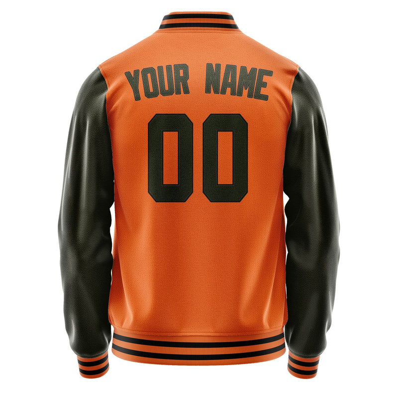 Custom Orange Olive Jacket JA2828022817B31702