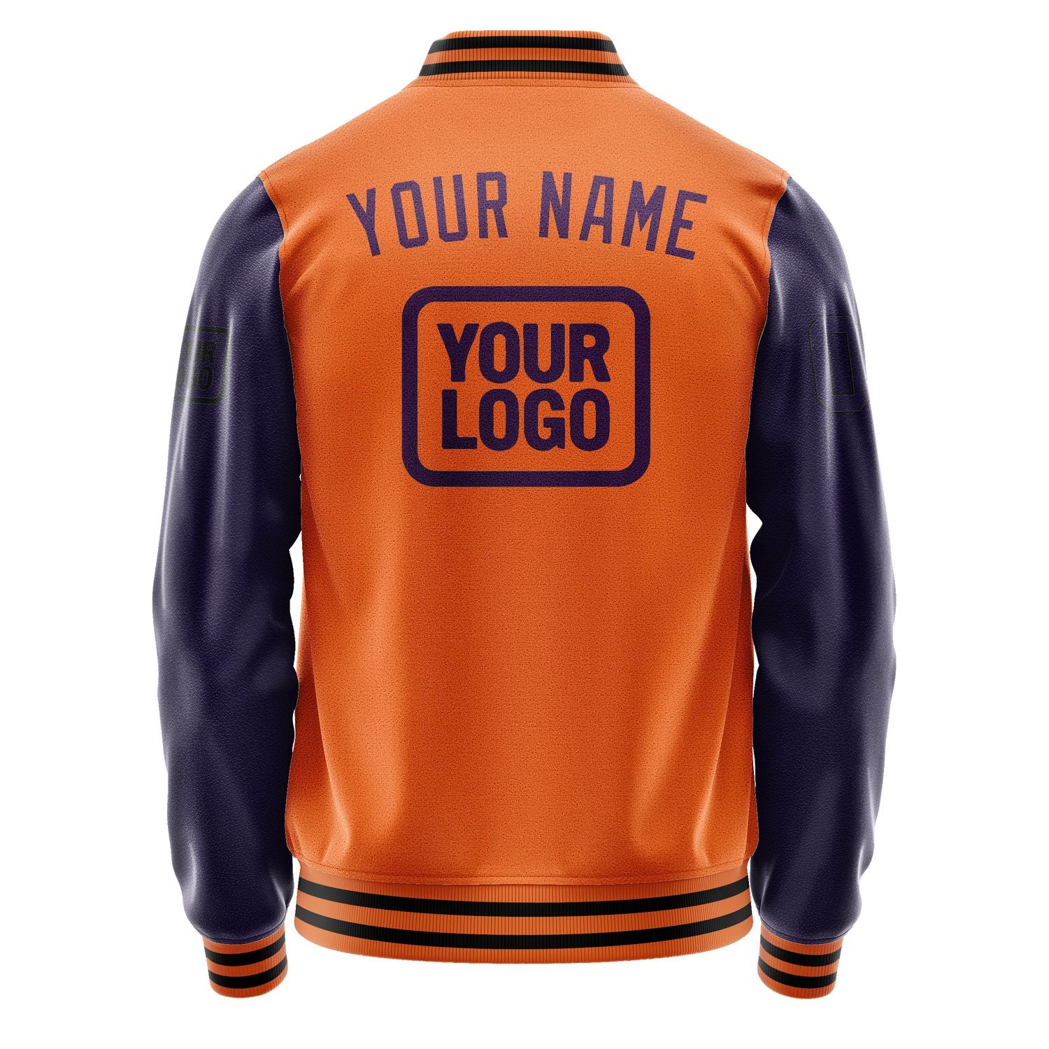 Custom Orange Purple Jacket JA282807281717070717