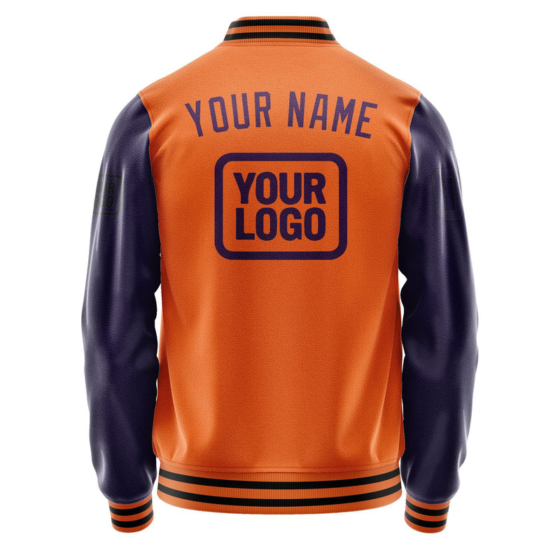 Custom Orange Purple Jacket JA282807281717070717