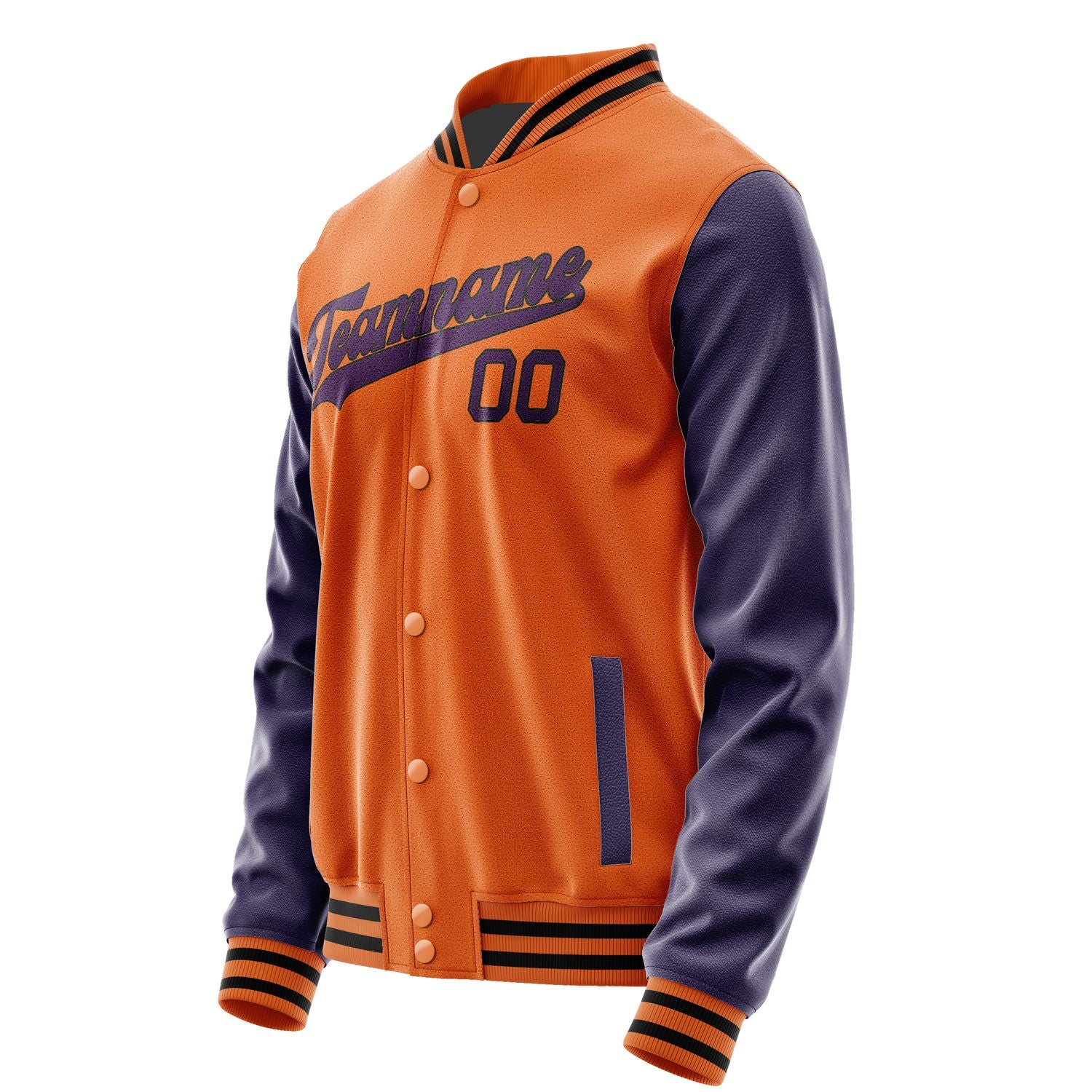 Custom Orange Purple Jacket JA2828072817B31707