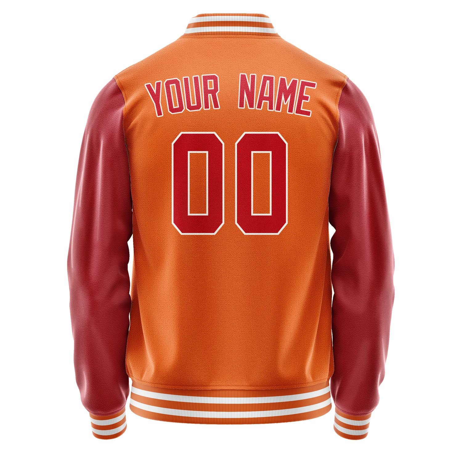 Custom Orange Red Jacket JA2828142818B31814