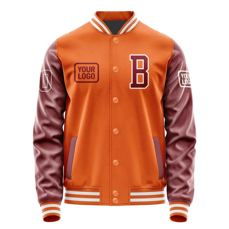 Custom Orange Crimson Red Jacket JA282815281818151518