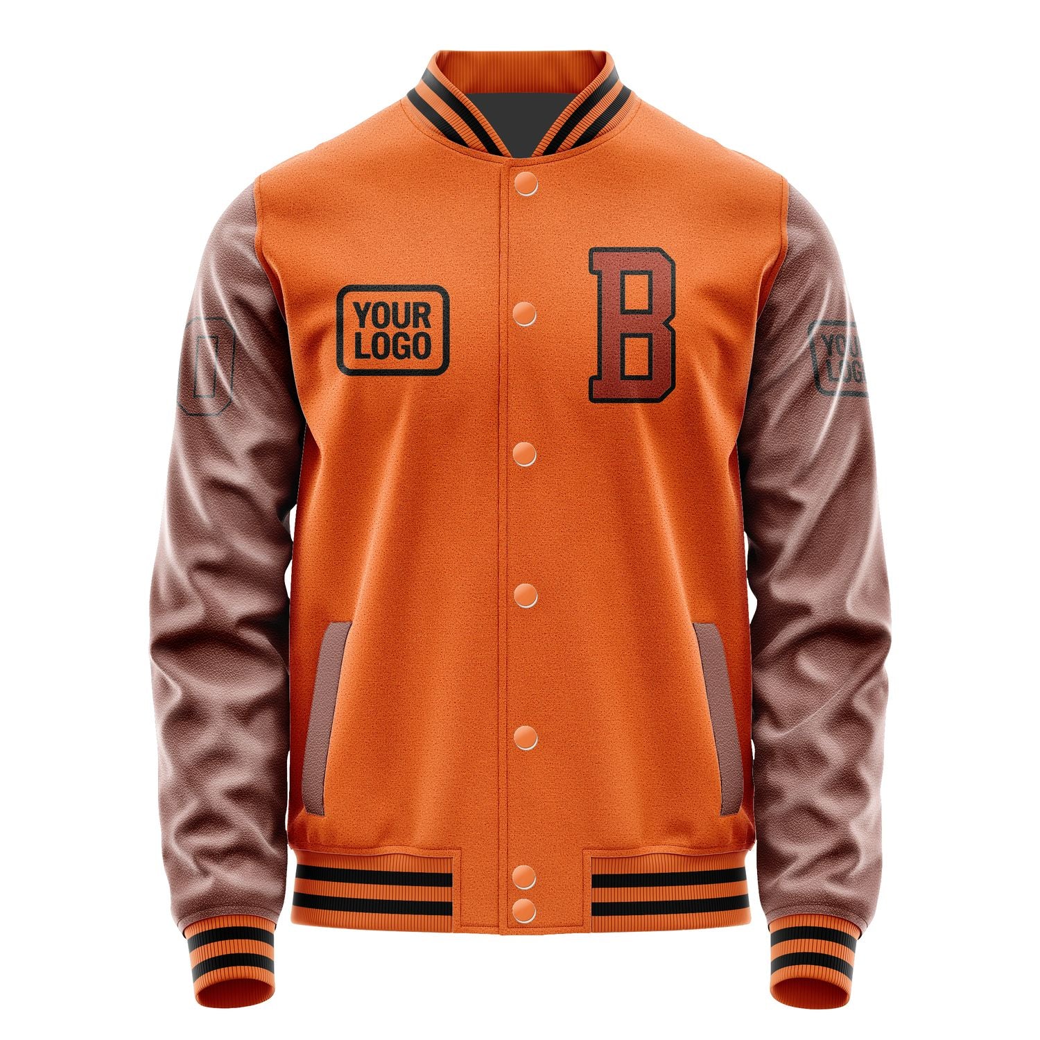 Custom Orange Coral Red Jacket JA282816281717161617