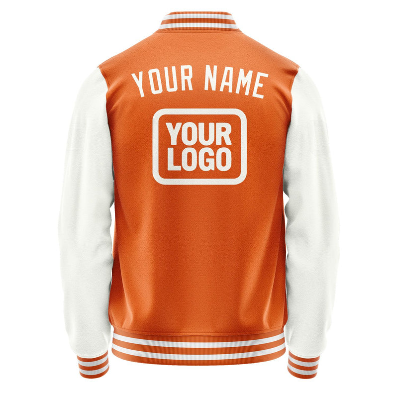 Custom Orange White Jacket JA282818281818181818