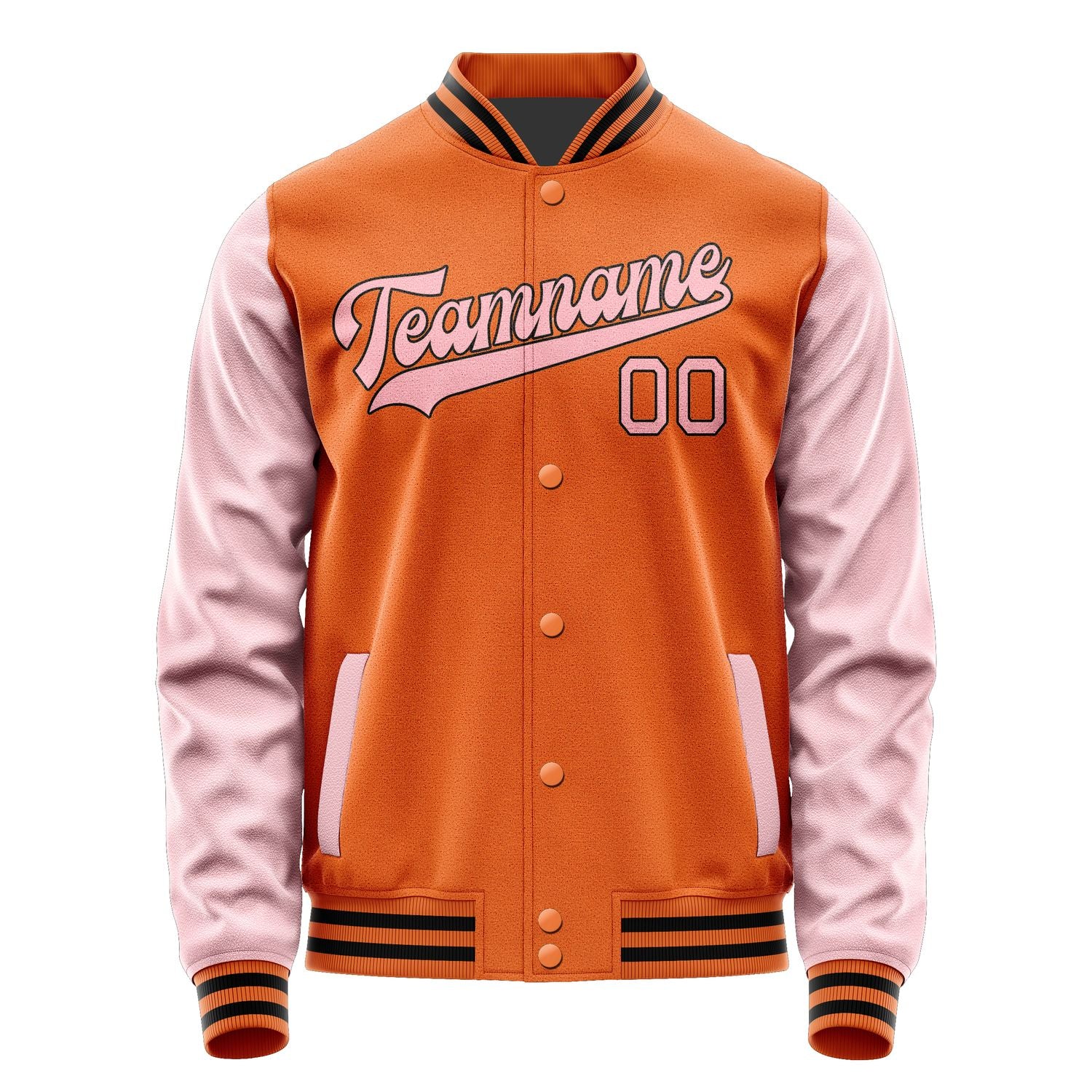 Custom Orange Light Pink Jacket JA2828212817B31721