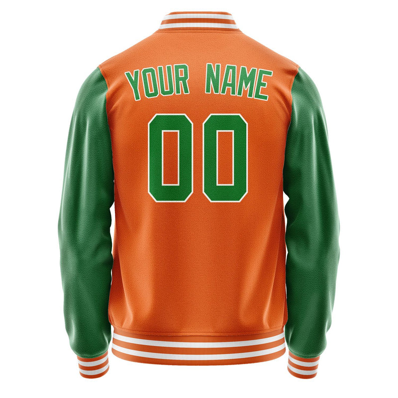 Custom Orange Emerald Green Jacket JA2828242818B31824