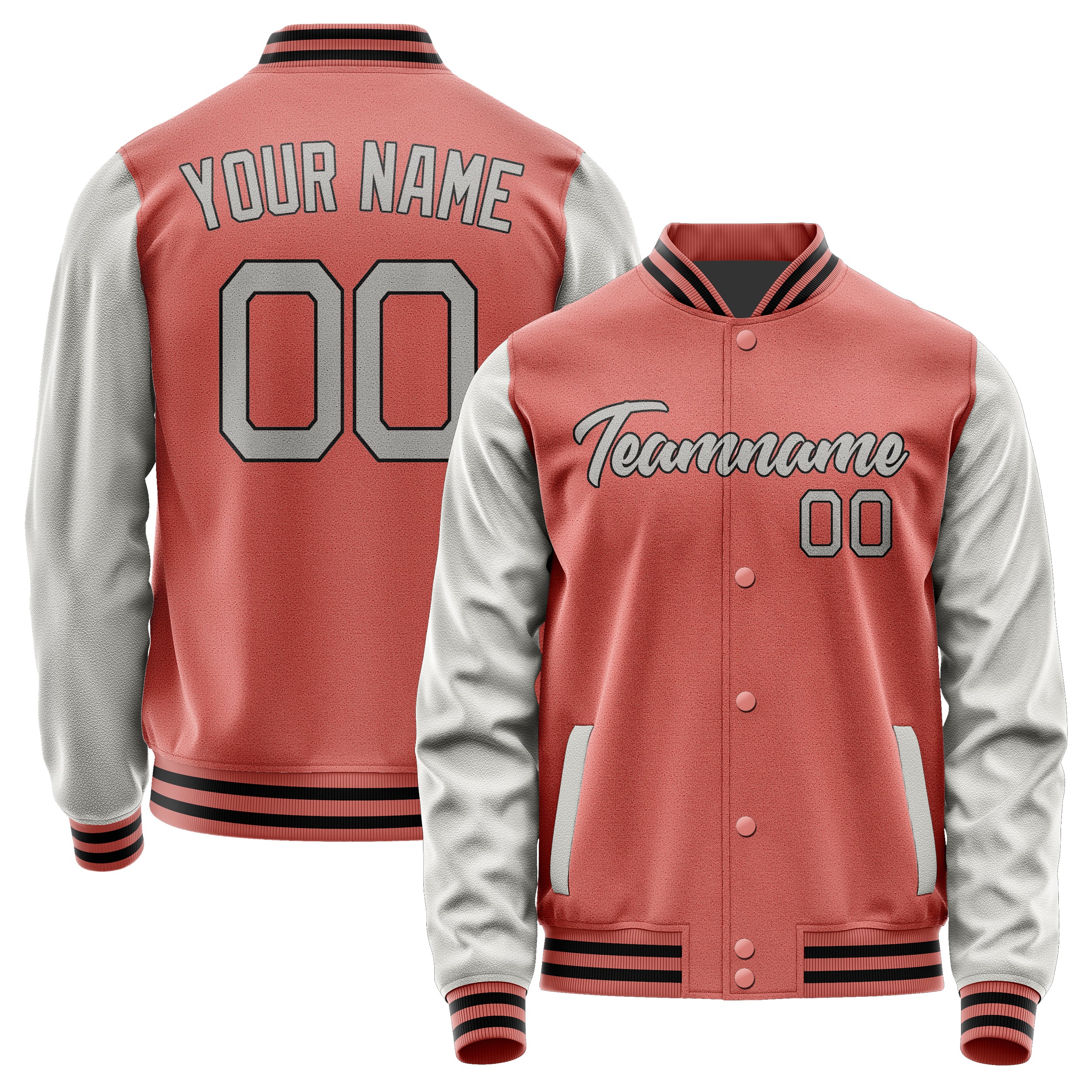 Custom Copper Rose Gray Jacket JA2929042917B21704
