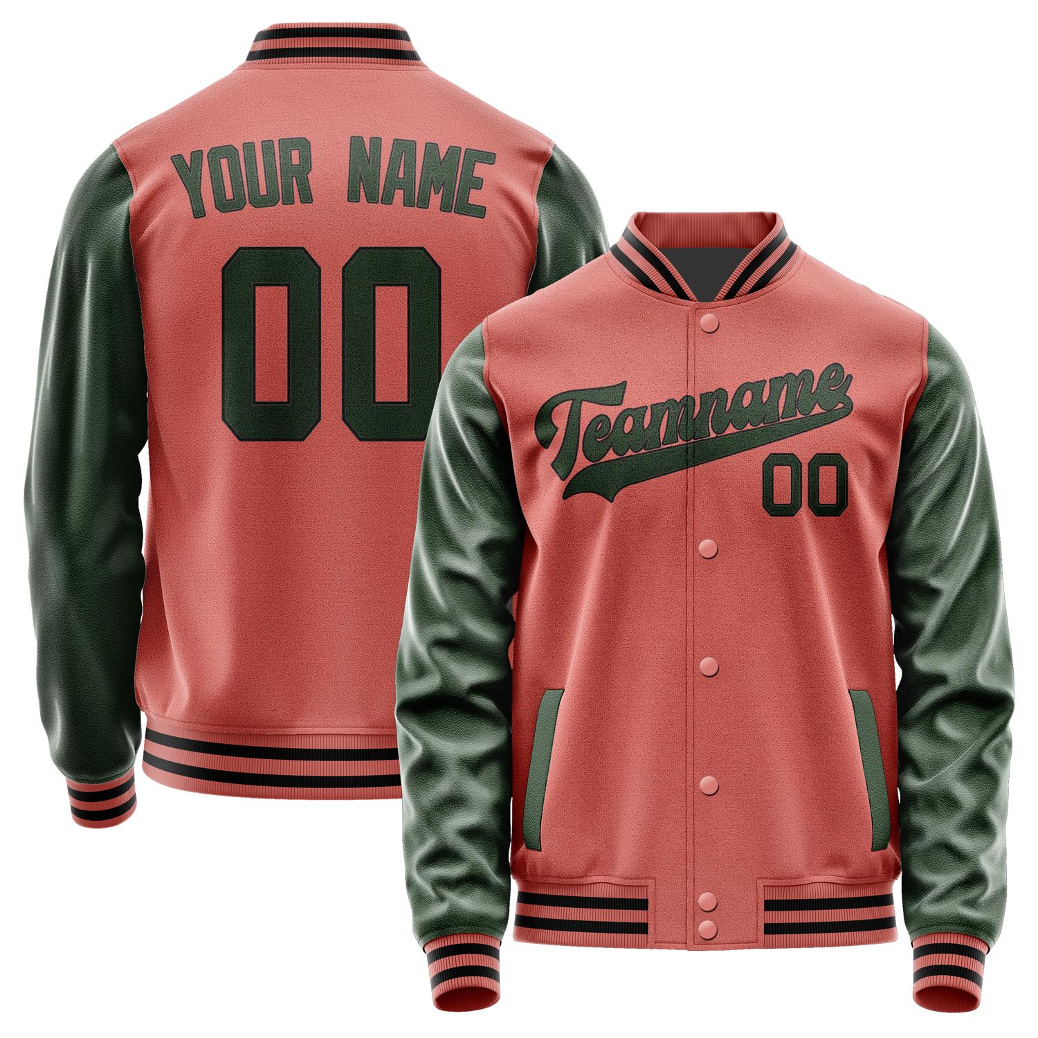 Custom Copper Rose Dark Green Jacket JA2929062917B31706