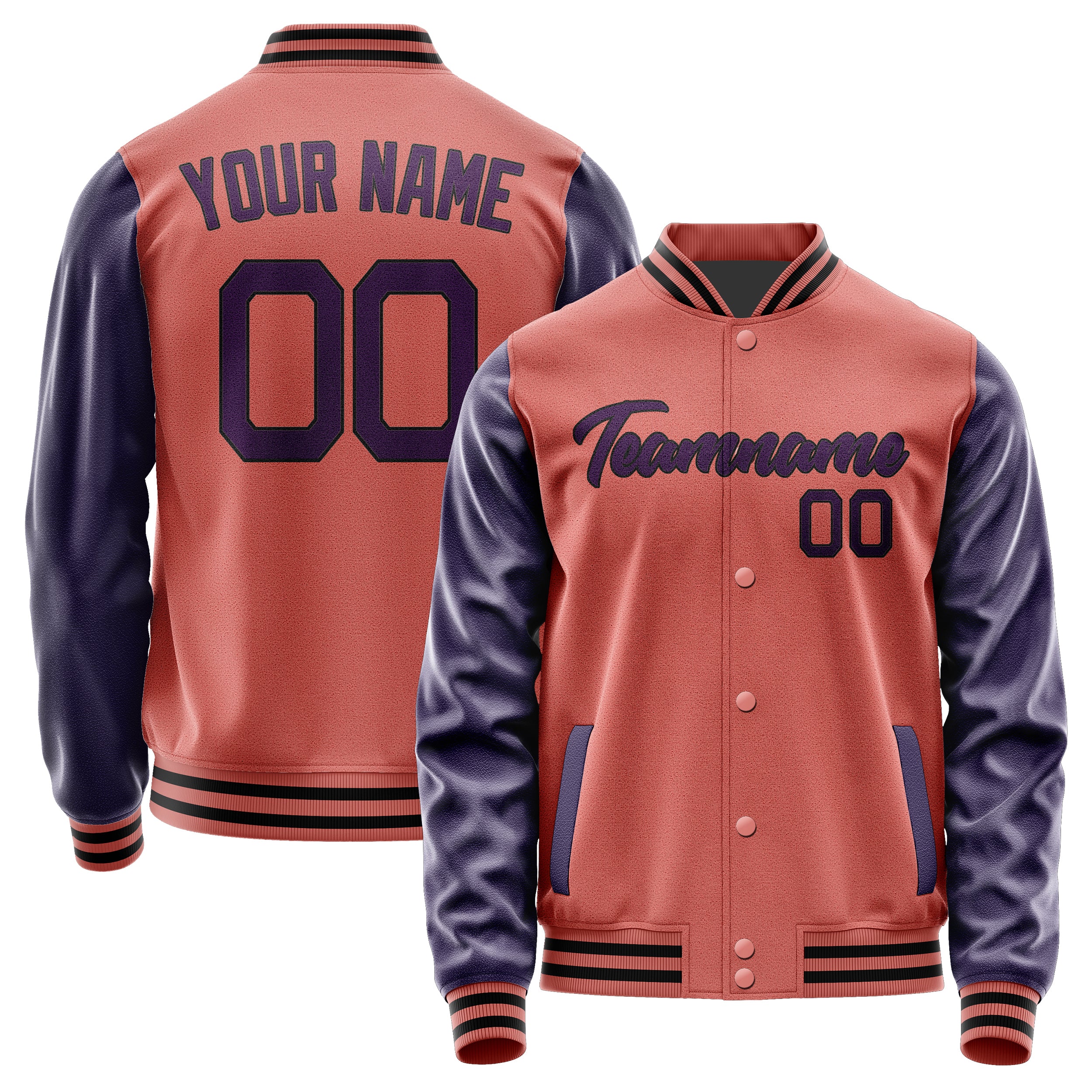 Custom Copper Rose Purple Jacket JA2929072917B21707