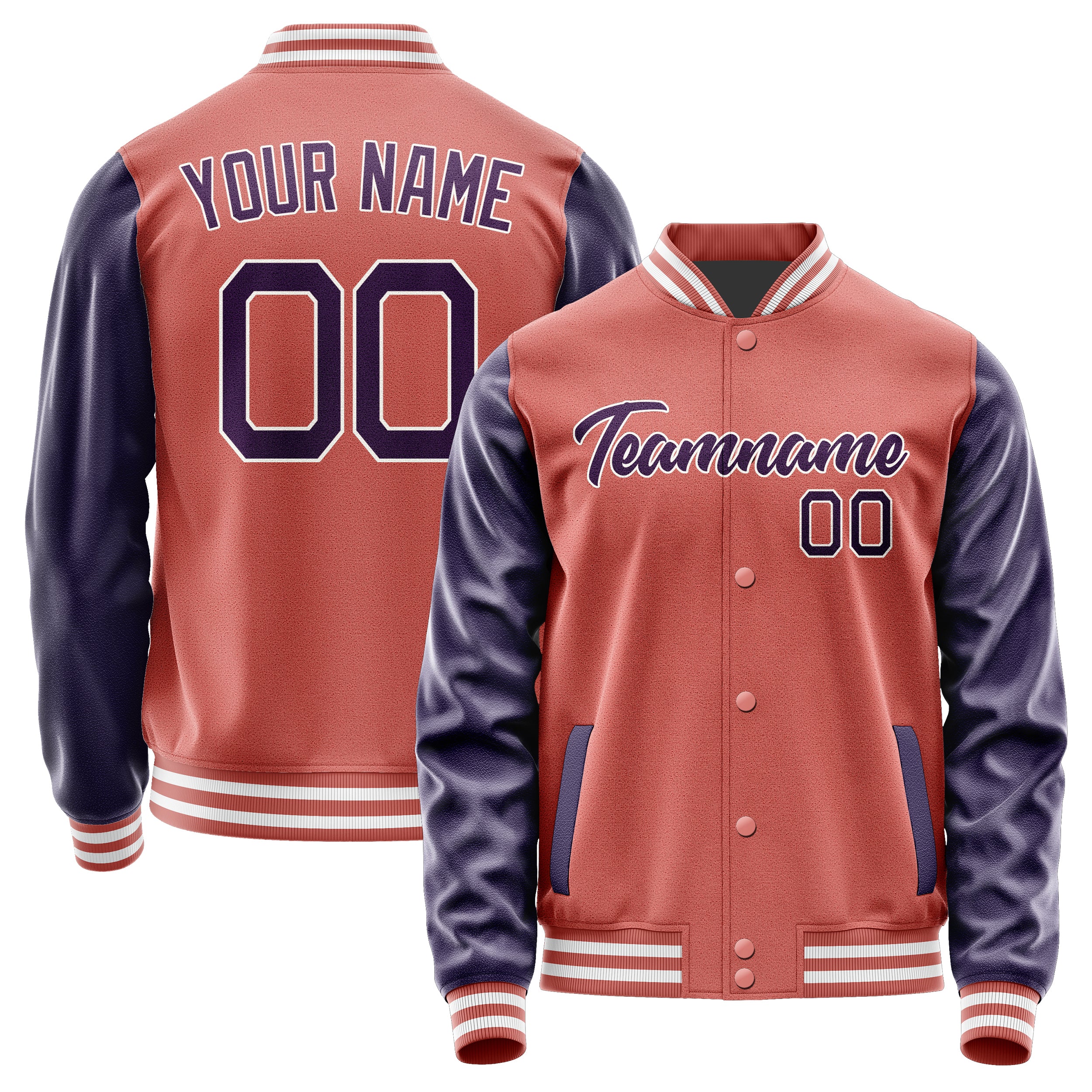 Custom Copper Rose Purple Jacket JA2929072918B21807