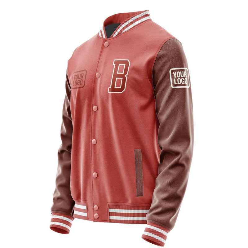 Custom Copper Rose Coral Red Jacket JA292916291818161618