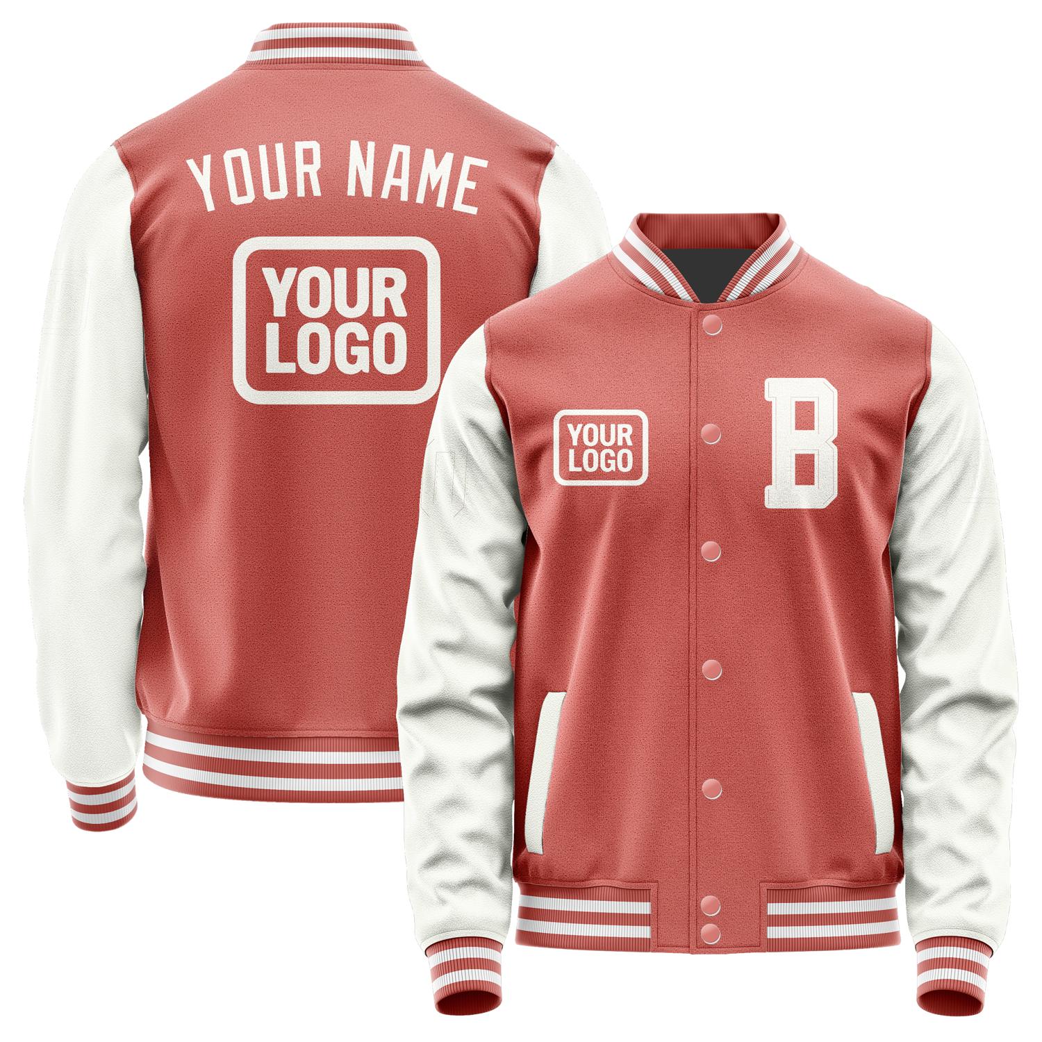 Custom Copper Rose White Jacket JA292918291818181818