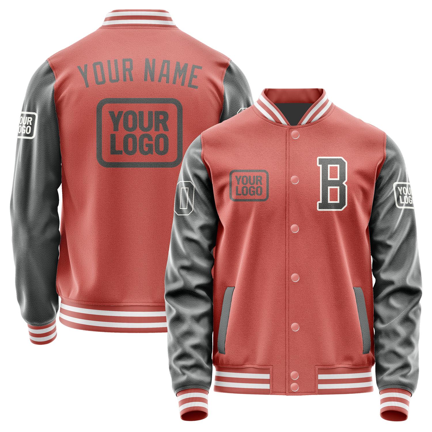 Custom Copper Rose Dark Grey Jacket JA292920291818202018
