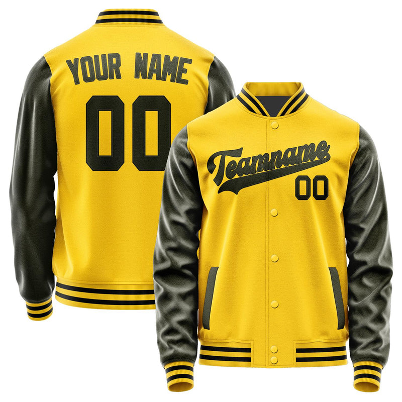 Custom Gold Olive Jacket JA3030023017B31702