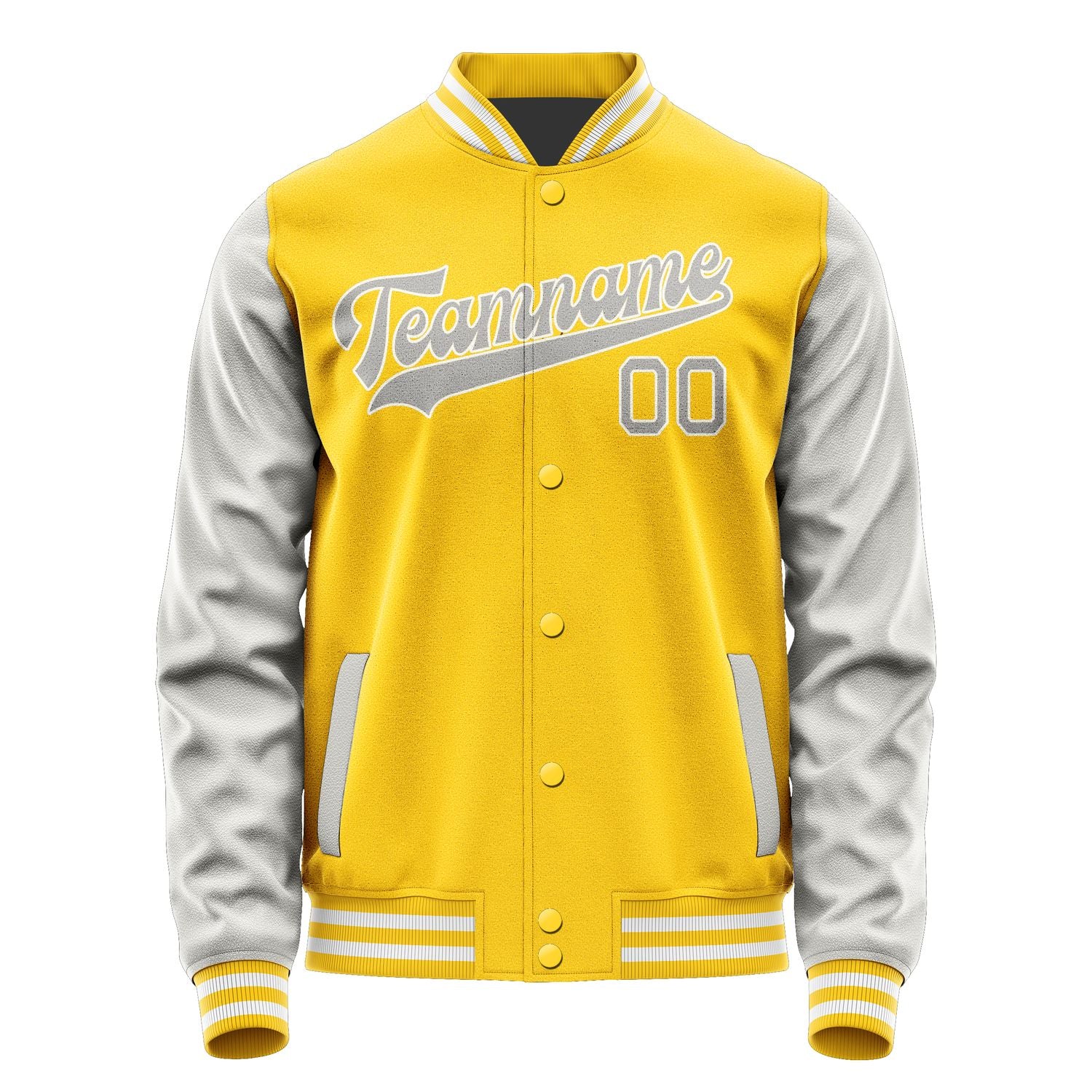 Custom Gold Gray Jacket JA3030043018B31804