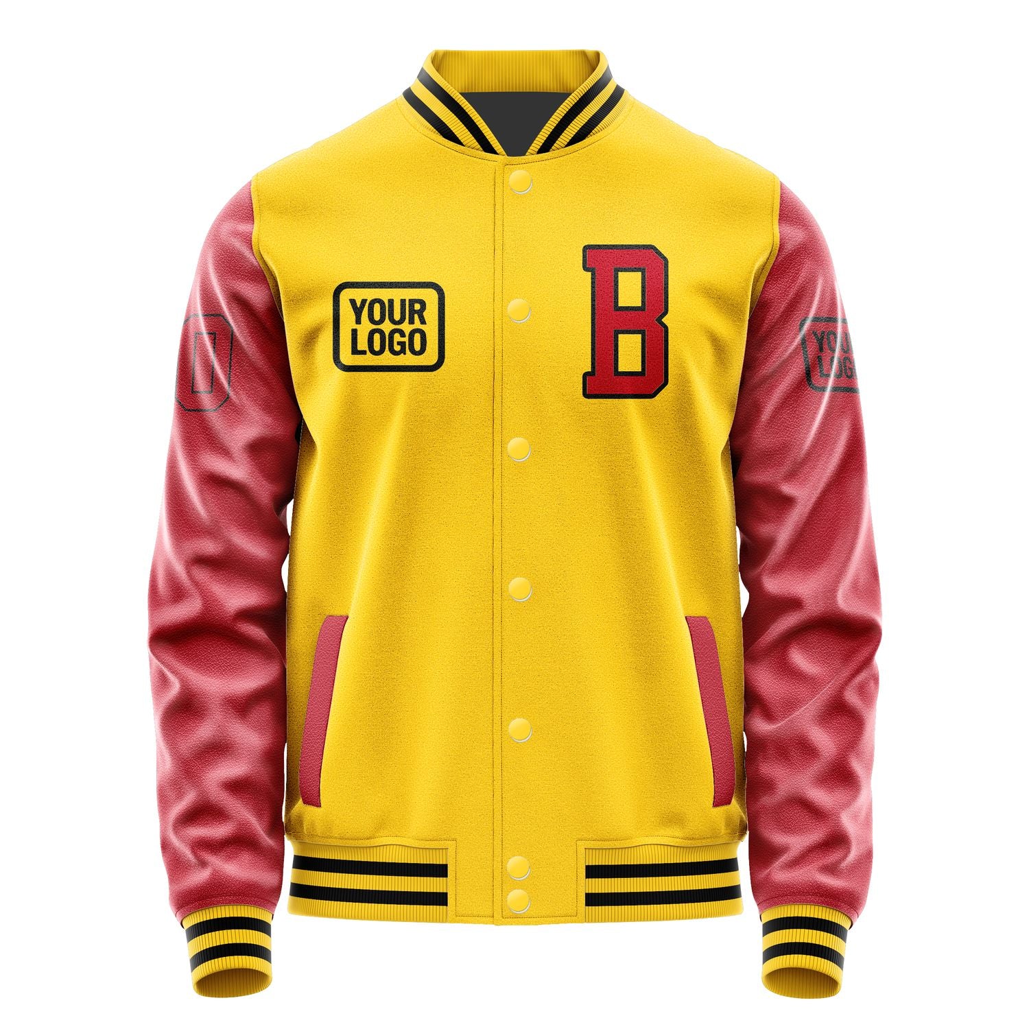 Custom Gold Red Jacket JA303014301717141417