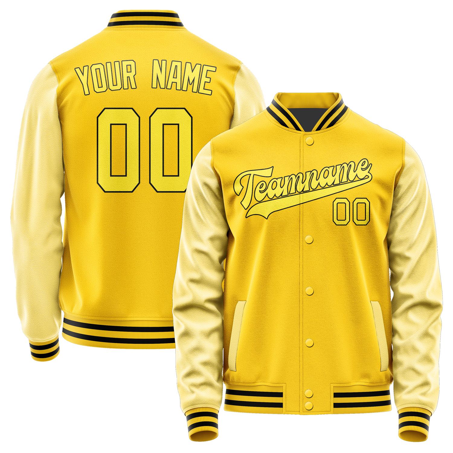 Custom Gold Light Yellow Jacket JA3030263017B31726