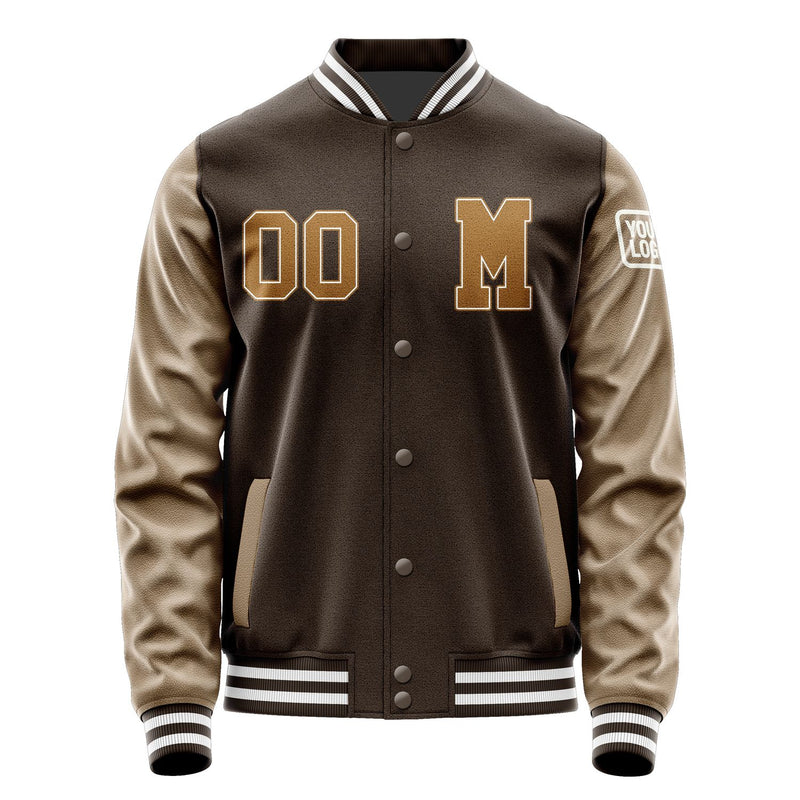 Custom Brown Khaki Jacket Jb0101220118221818