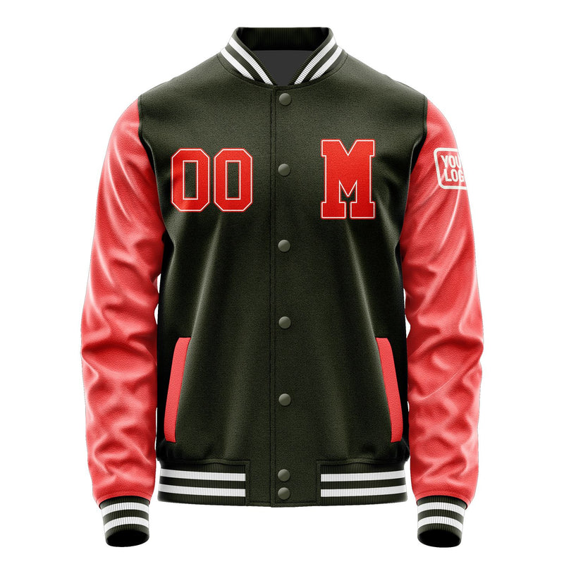 Custom Olive Orange Red Jacket Jb0202120218121818