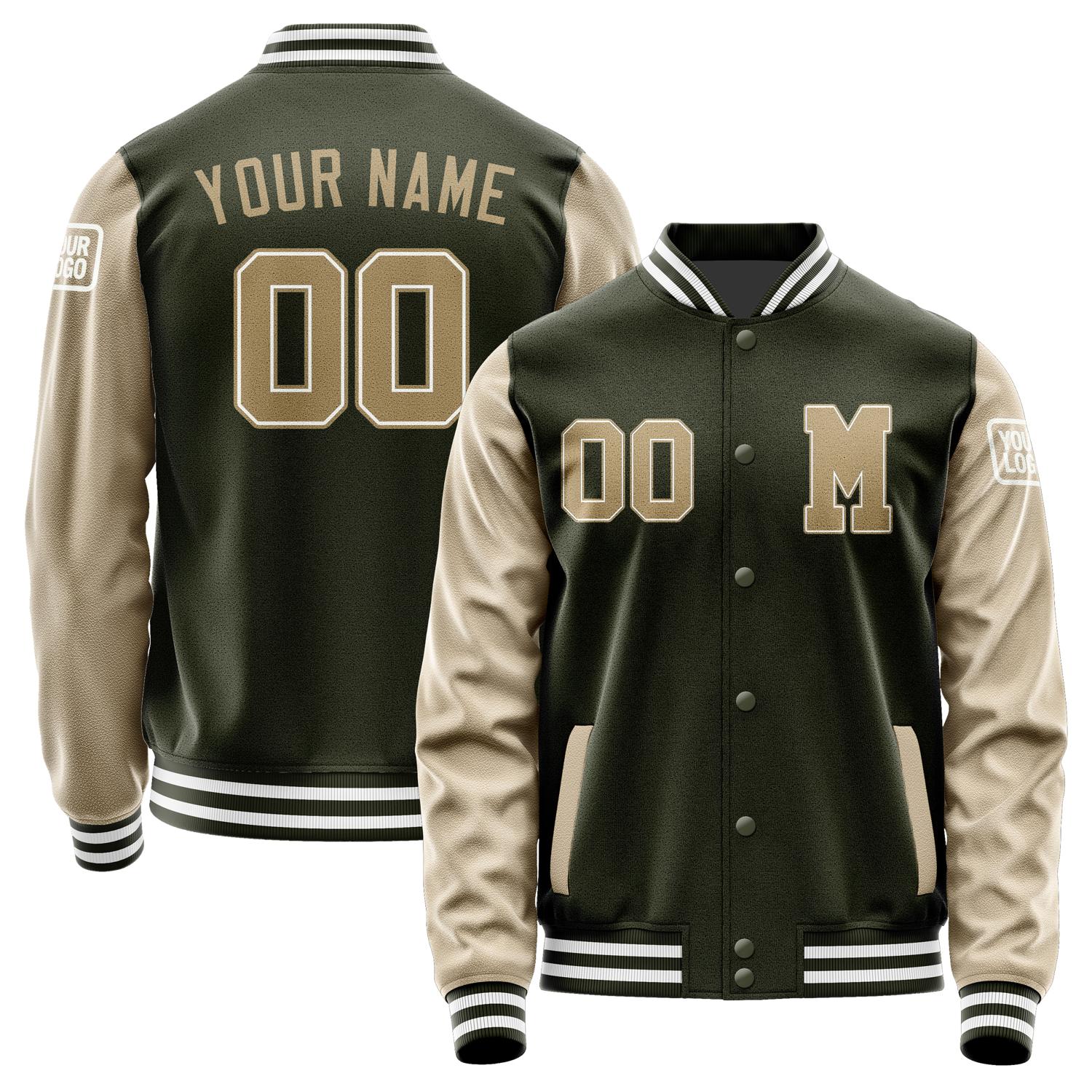 Custom Olive Light Khaki Jacket Jb0202250218251818