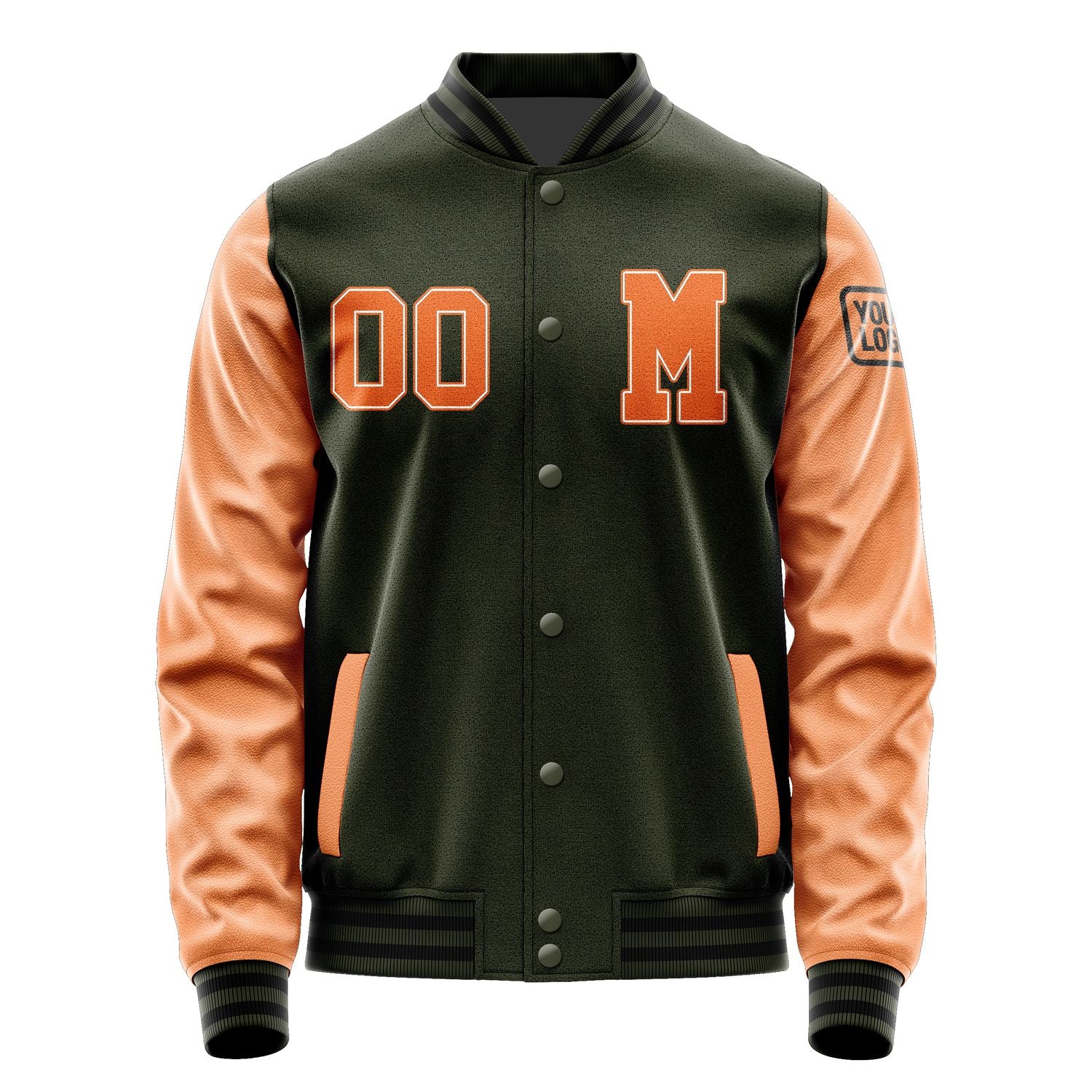Custom Olive Orange Jacket Jb0202280217281817