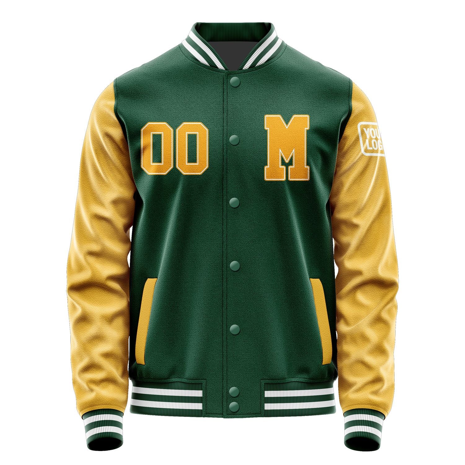 Custom Green Yellow Jacket Jb0505190518191818