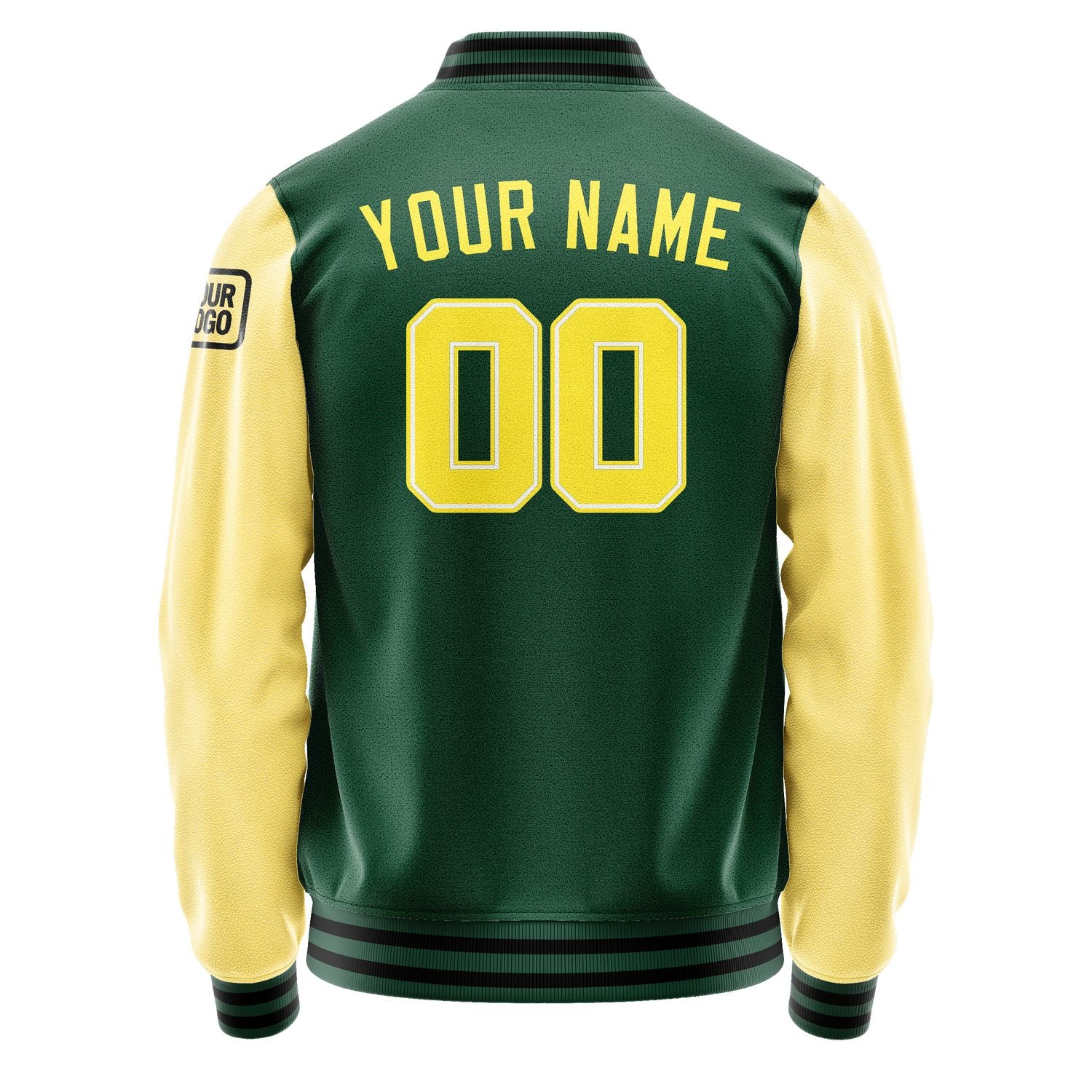 Custom Green Light Yellow Jacket Jb0505260517261817