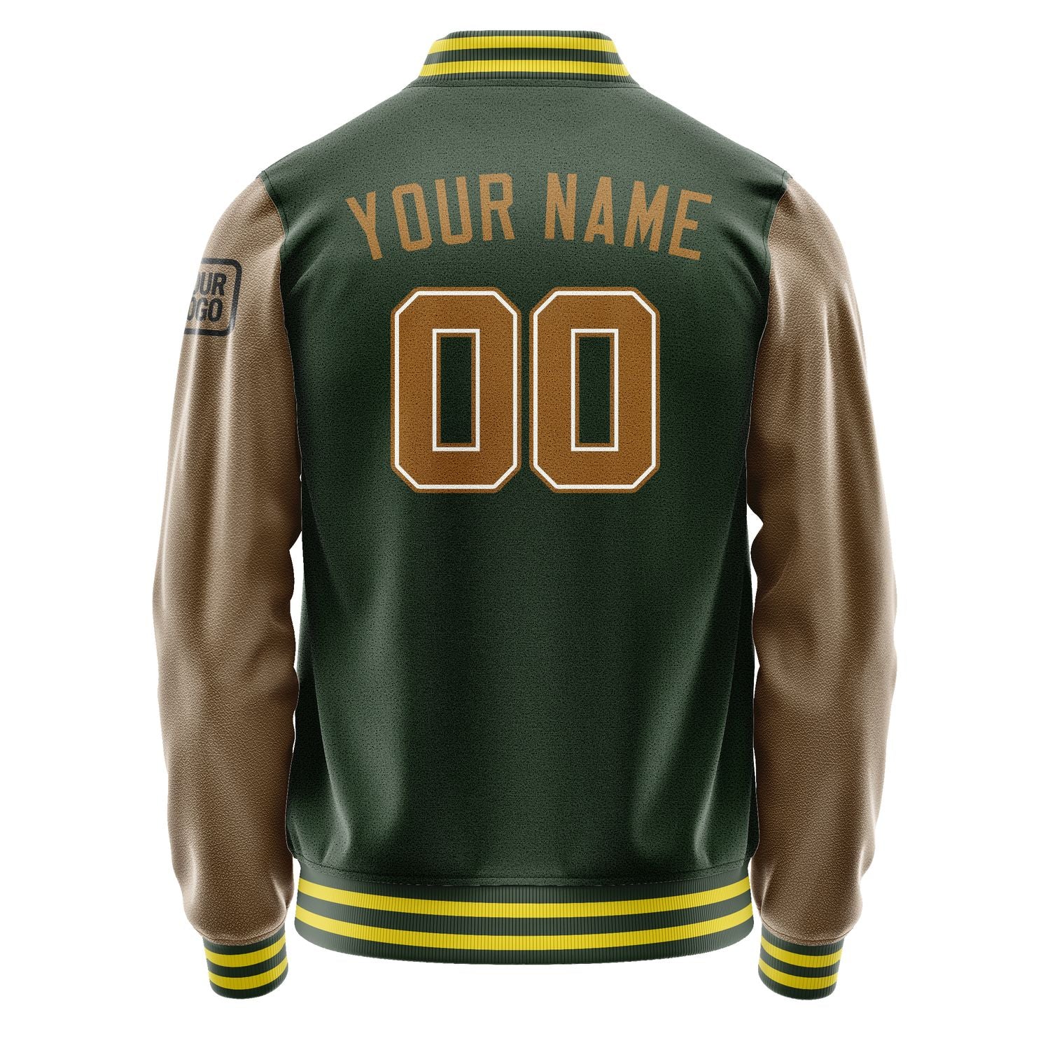 Custom Dark Green Khaki Jacket Jb0606220626221817