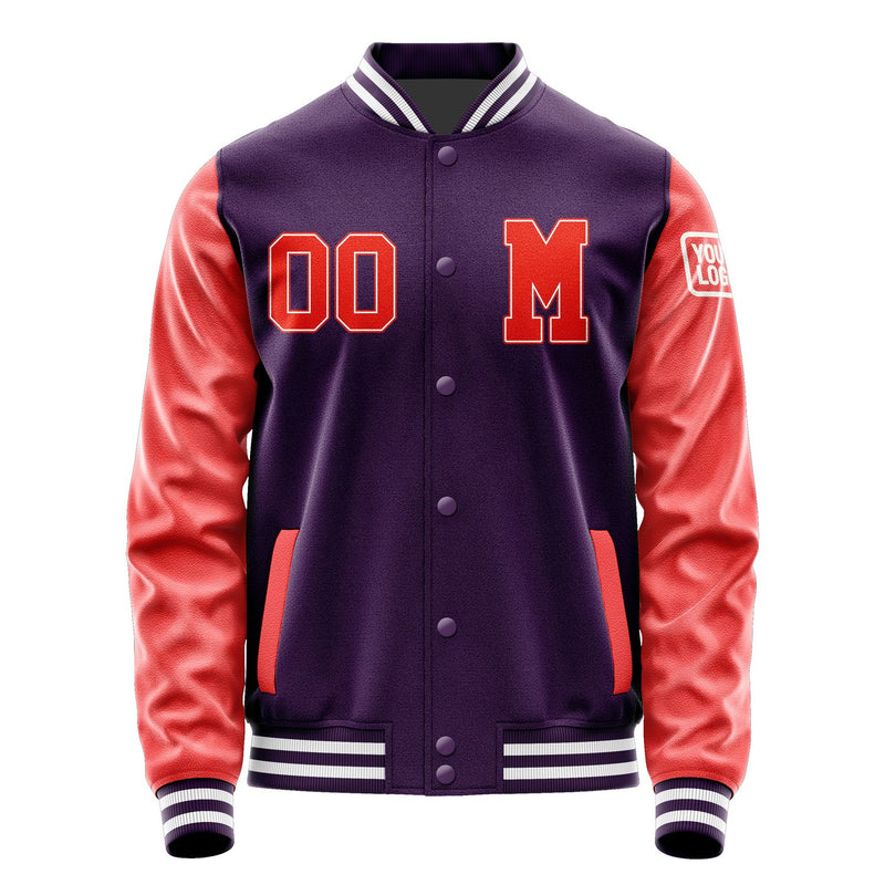 Custom Purple Orange Red Jacket Jb0707120718121818