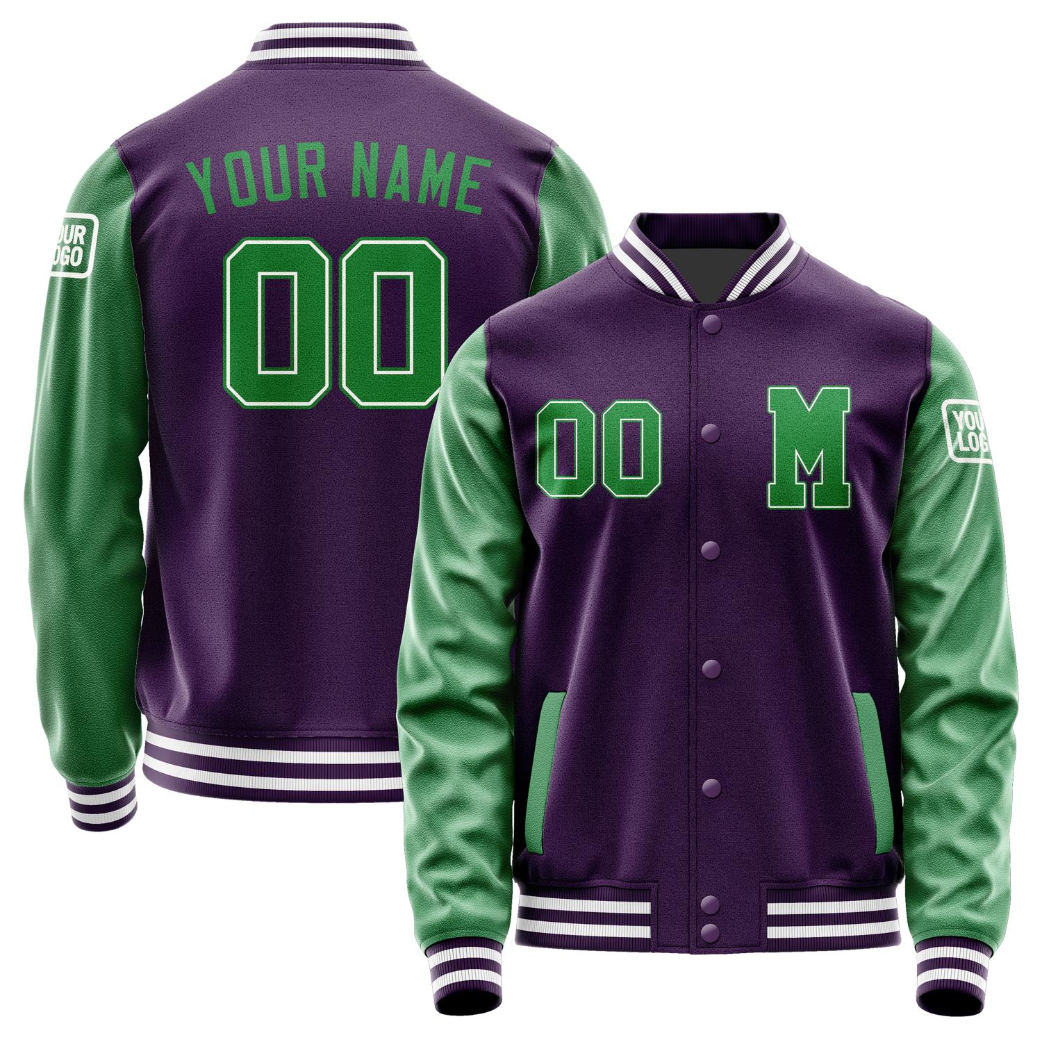 Custom Purple Emerald Green Jacket Jb0707240718241818