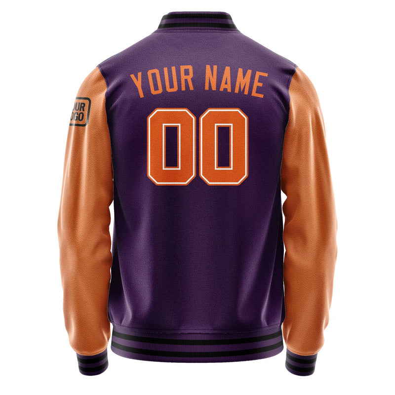 Custom Purple Orange Jacket Jb0707280717281817