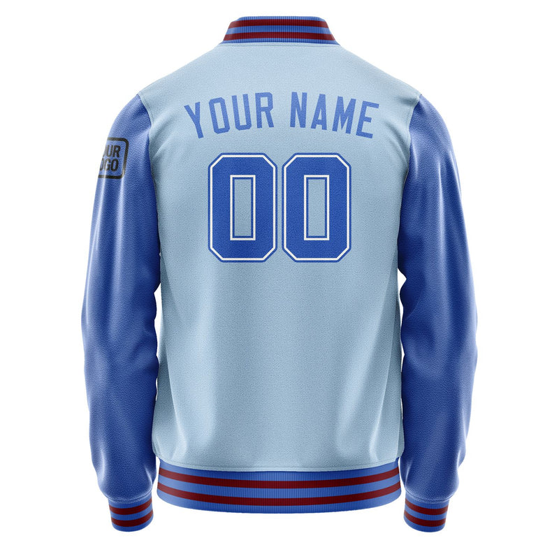Custom Light Blue Sky Blue Jacket Jb0808090915091817