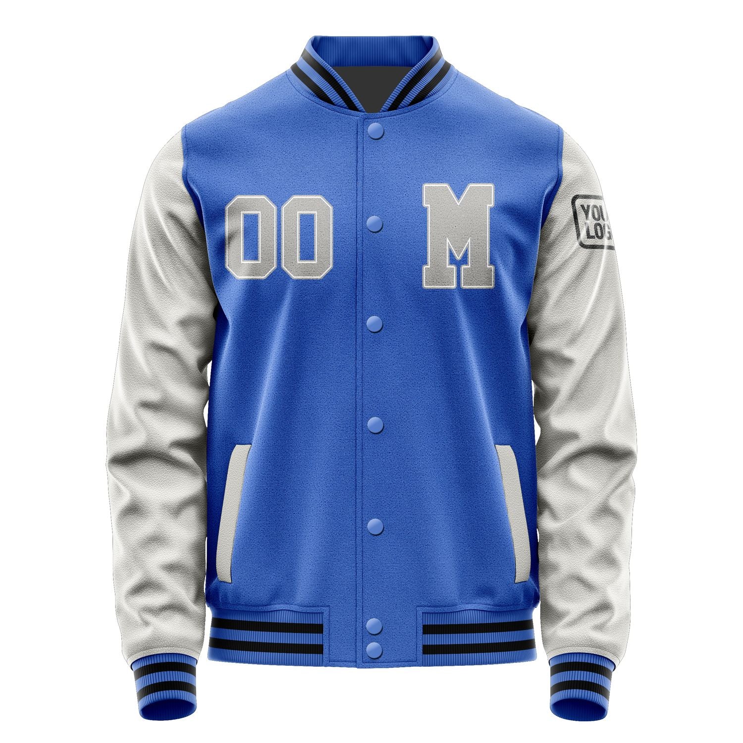 Custom Sky Blue Gray Jacket Jb0909040917041817